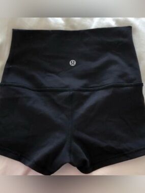 lululemon athletica Black High-Rise Short Shorts
